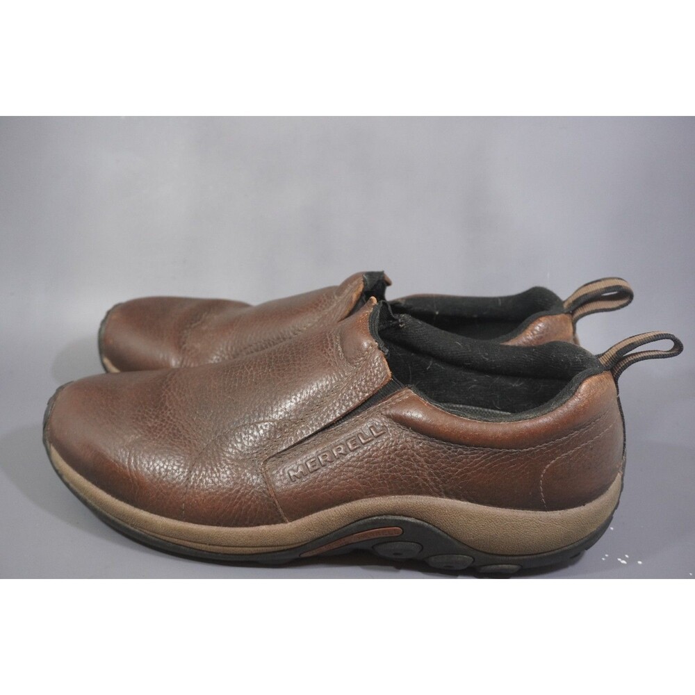 Merrell Jungle Moc Leather Mahogany Brown Shoes Loafers J39817 Men's Size 11 - Picture 3 of 7